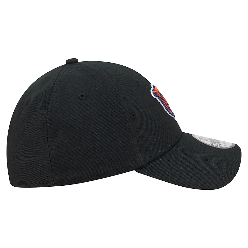 Men's New Era Black Chicago Bears Core Team 39THIRTY Flex Hat