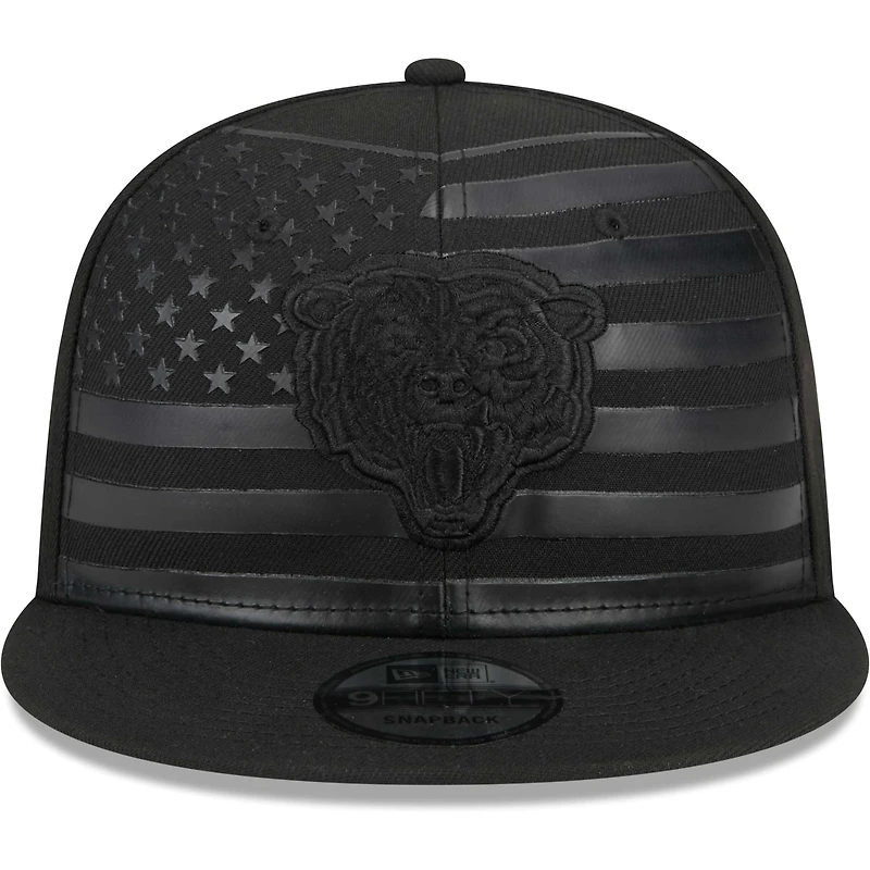Men's New Era Black Chicago Bears Independent 9FIFTY Snapback Hat