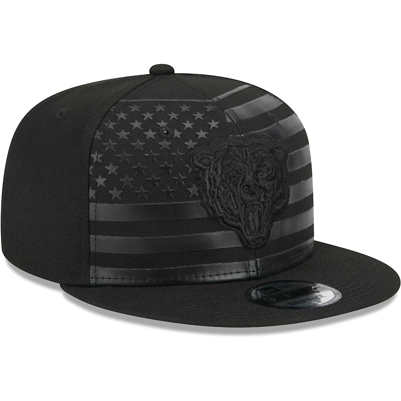 Men's New Era Black Chicago Bears Independent 9FIFTY Snapback Hat