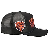 Men's New Era Black Chicago Bears Throwback Foam 19TWENTY Adjustable Hat