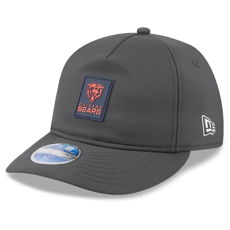 Men's New Era Charcoal Chicago Bears 2025 Sideline Cold Weather Retro Crown 59FIFTY Fitted Hat