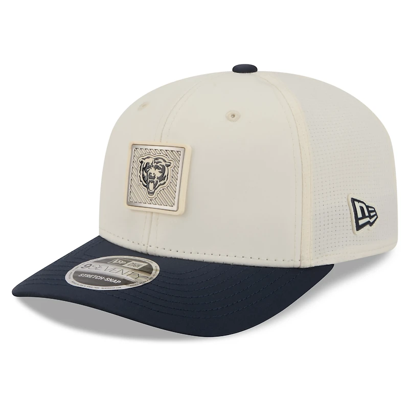 Men's New Era  Cream/Navy Chicago Bears 2026 NFL Training Camp 9SEVENTY Adjustable Hat