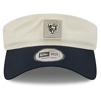 Men's New Era  Cream/Navy Chicago Bears 2026 NFL Training Camp Adjustable Visor
