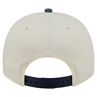 Men's New Era  Cream/Navy Chicago Bears Washed A-Frame 9FIFTY Snapback Hat