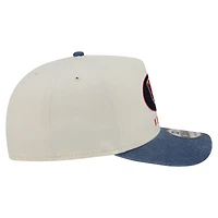 Men's New Era  Cream/Navy Chicago Bears Washed A-Frame 9FIFTY Snapback Hat