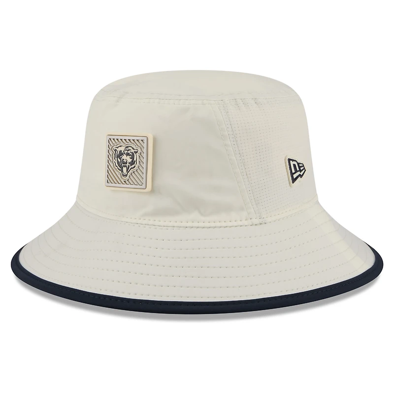 Men's New Era Cream Chicago Bears 2026 NFL Training Camp Sport Bucket Hat