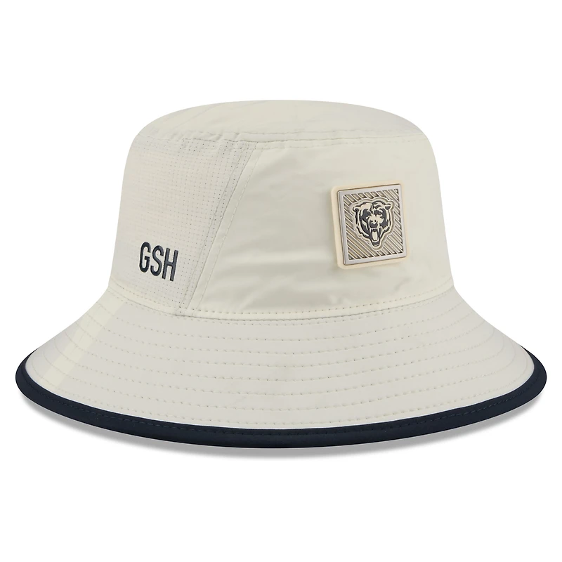 Men's New Era Cream Chicago Bears 2026 NFL Training Camp Sport Bucket Hat