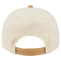 Men's New Era  Cream Chicago Bears Herringbone 9FIFTY A-Frame Snapback Hat