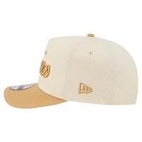 Casquette snapback New Era 9FIFTY A-Frame crème Chicago Bears pour homme