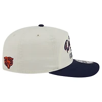 Men's New Era Cream Chicago Bears Script 19TWENTY Adjustable Hat