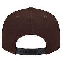 Men's New Era  Dark Brown Chicago Bears Burnt Wood Camo 9FIFTY Snapback Hat
