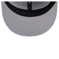 Casquette snapback New Era 9FIFTY pour homme, marron fonc