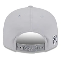 Men's New Era Gray Chicago Bears 2025 Sideline  Split Panel 9FIFTY Snapback Hat