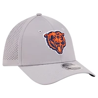 Men's New Era Gray Chicago Bears 39THIRTY M-Crown Flex Fit Hat