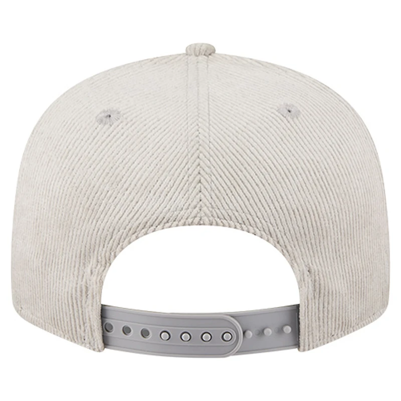 Men's New Era Gray Chicago Bears Cord Rope Corduroy 9FIFTY Snapback Hat