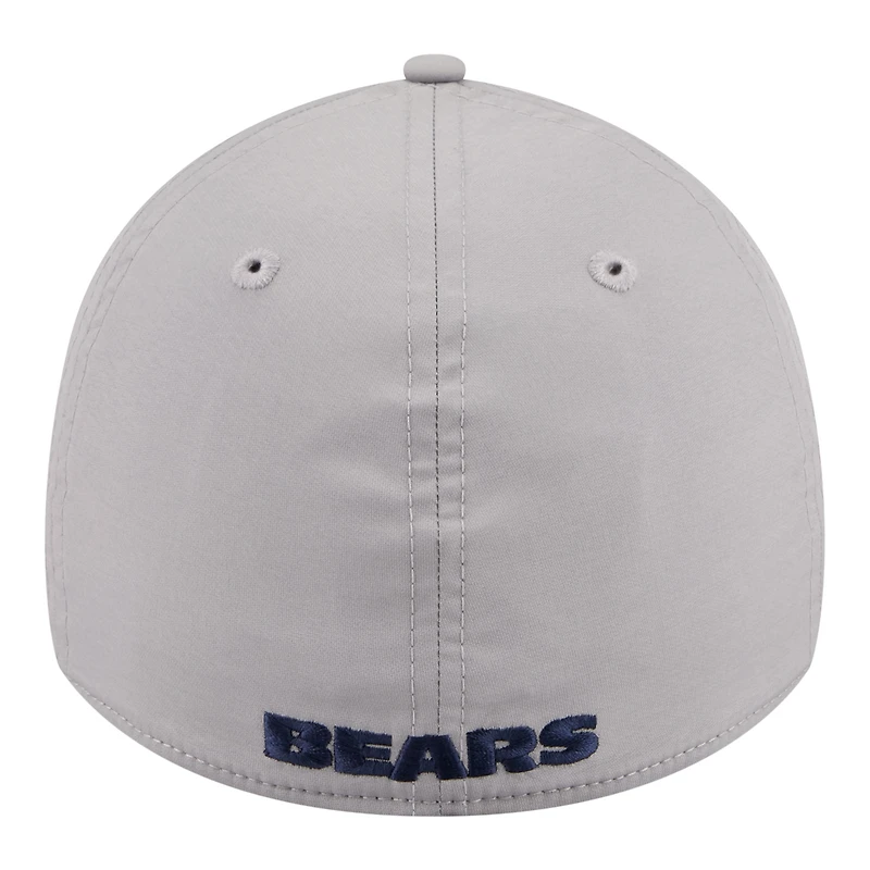 Men's New Era Gray Chicago Bears Perforated 39THIRTY Flex Hat