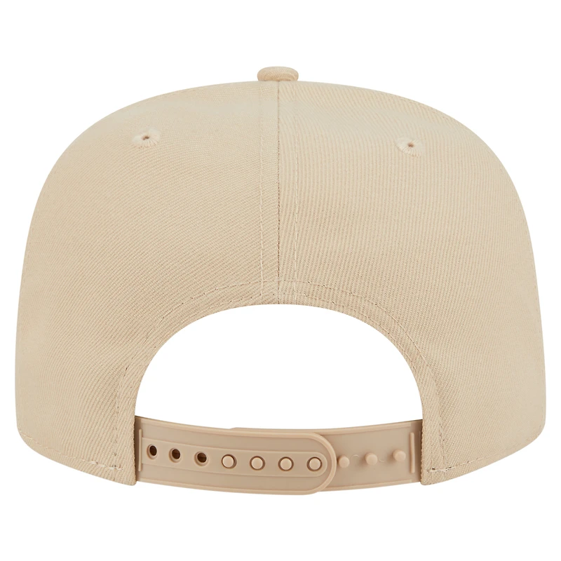 Men's New Era Light Beige Chicago Bears Color Pack A-Frame 9FIFTY Snapback Hat