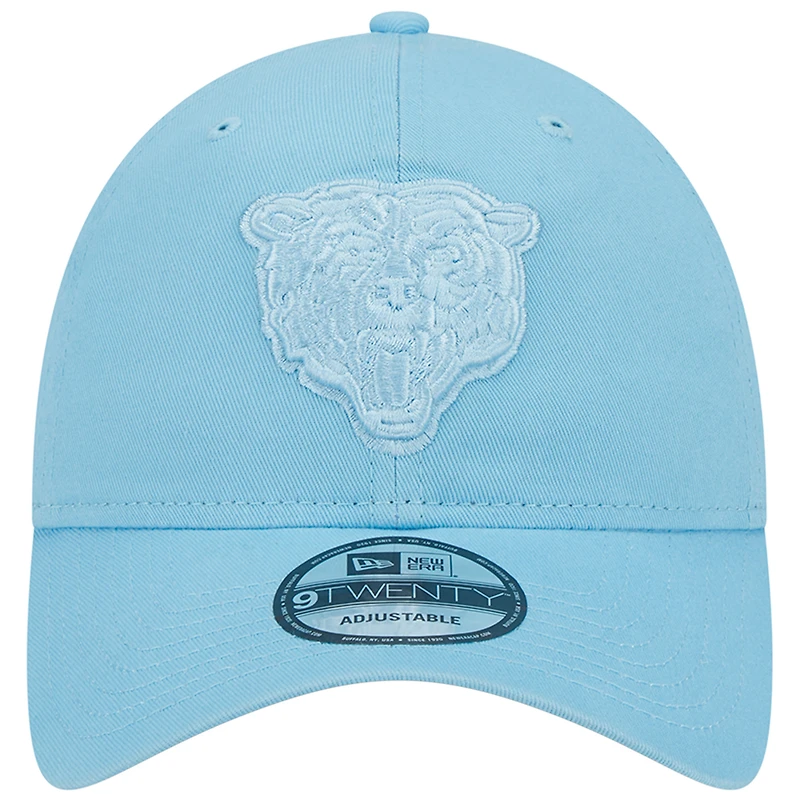 Casquette réglable New Era Chicago Bears Core Classic 2.0 Brights 9TWENTY bleu clair pour homme