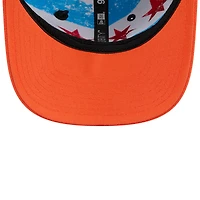 Casquette ajustable New Era 9SEVENTY pour homme, bleu marine et orange, Chicago Bears, Draft NFL 2026