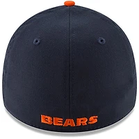 Men's New Era Navy/Orange Chicago Bears Team Classic Two-Tone 39THIRTY Flex Hat