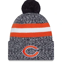 NWC BEARS MARINE NWC FA23 NFL HOMME SIDELINE SPORT CUFFED POM KNIT HATMENPOC