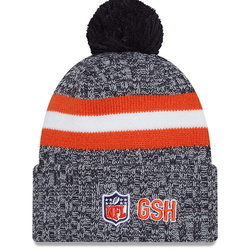NWC BEARS MARINE NWC FA23 NFL HOMME SIDELINE SPORT CUFFED POM KNIT HATMENPOC