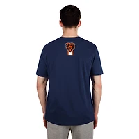 Men's New Era  Navy Chicago Bears 3rd Down High Density Print T-Shirt