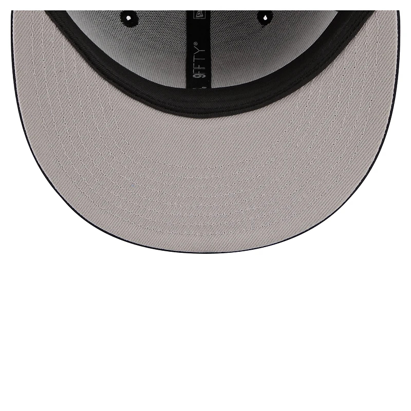 Casquette snapback New Era 9FIFTY Chicago Bears bleu marine pour homme