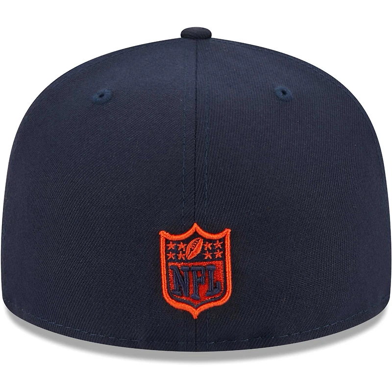 Casquette ajustée 59FIFTY avec logo principal des Chicago Bears New Era bleu marine pour homme