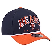 Men's New Era  Navy Chicago Bears Bear Arch 9FORTY A-Frame Adjustable Hat