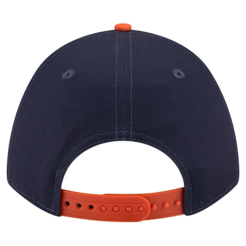 Men's New Era  Navy Chicago Bears Bear Arch 9FORTY A-Frame Adjustable Hat