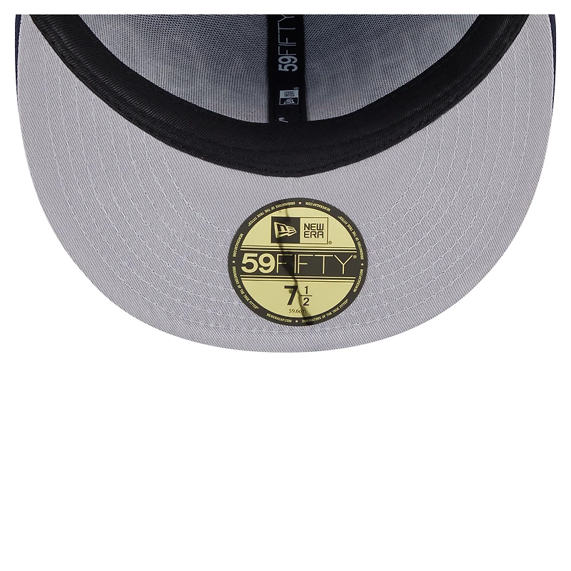 Men's New Era Navy Chicago Bears Bear Oversized 59FIFTY Fitted Hat