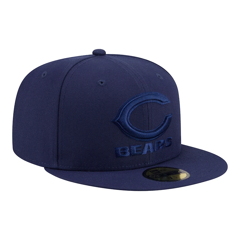 Men's New Era  Turquoise Chicago Bears Color Pack 59FIFTY Fitted Hat