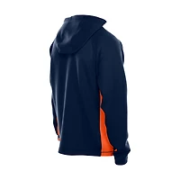 Men's New Era  Navy Chicago Bears Combine Authentic Raglan Scuba Full-Zip Hoodie