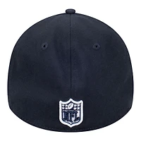 Men's New Era Navy Chicago Bears Core Team 39THIRTY Flex Hat