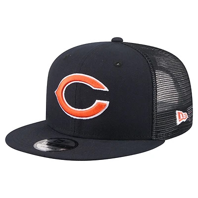 Casquette trucker New Era 9FIFTY Core Team Chicago Bears bleu marine pour homme