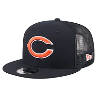 Casquette trucker New Era 9FIFTY Core Team Chicago Bears bleu marine pour homme
