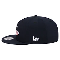 Men's New Era  Navy Chicago Bears Core Team Script 9FIFTY Snapback Hat