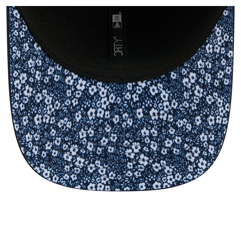 Men's New Era Navy Chicago Bears Floral 9FORTY M-Crown Trucker Adjustable Hat