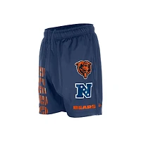 Men's New Era  Navy Chicago Bears Match Shorts