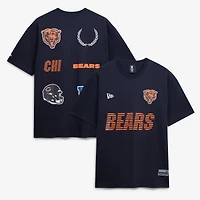 T-shirt New Era bleu marine Chicago Bears pour homme
