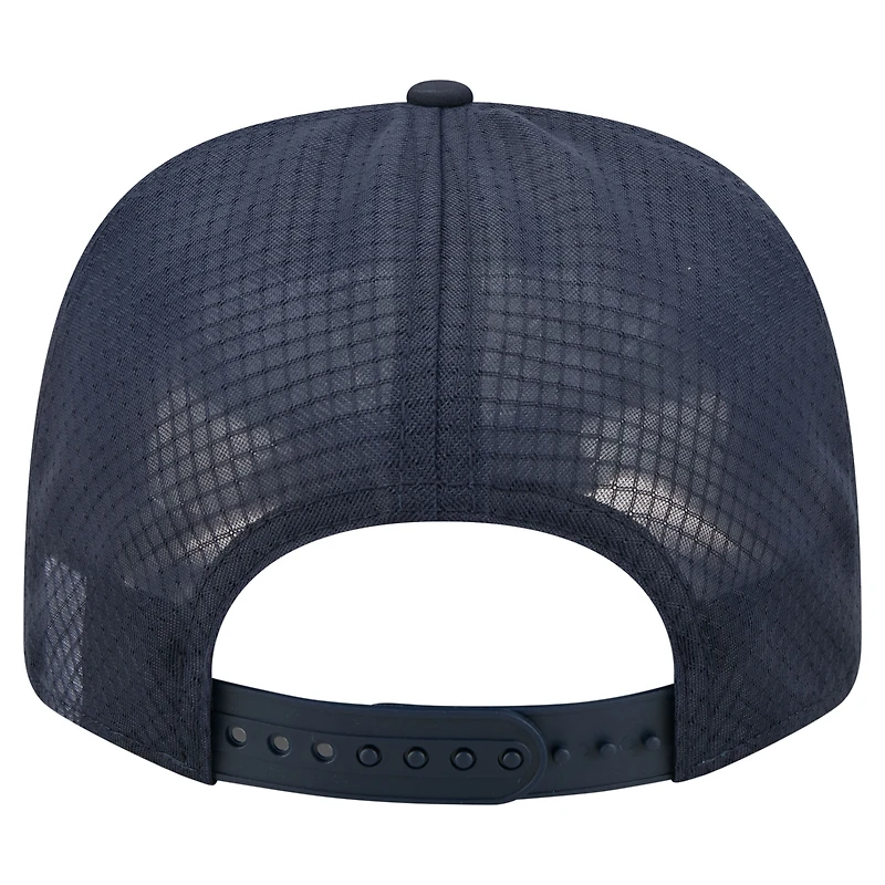 Men's New Era Navy Chicago Bears Micro Badge 9SEVENTY Adjustable Hat