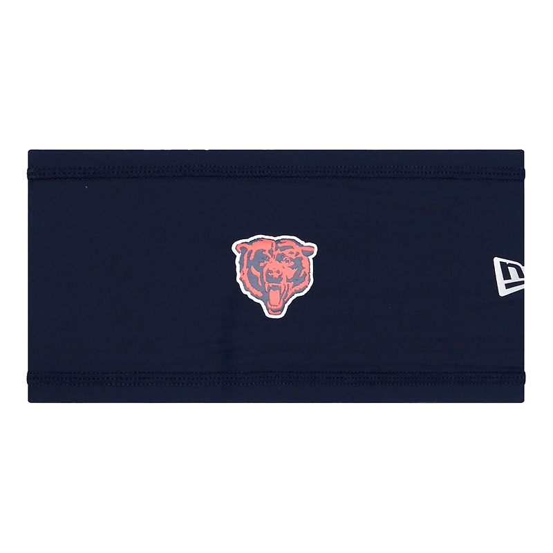 Bandeau officiel du camp d'entraînement NFL des Chicago Bears de New Era pour homme, bleu marine