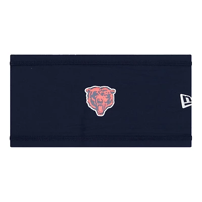 Bandeau officiel du camp d'entraînement NFL des Chicago Bears de New Era pour homme, bleu marine