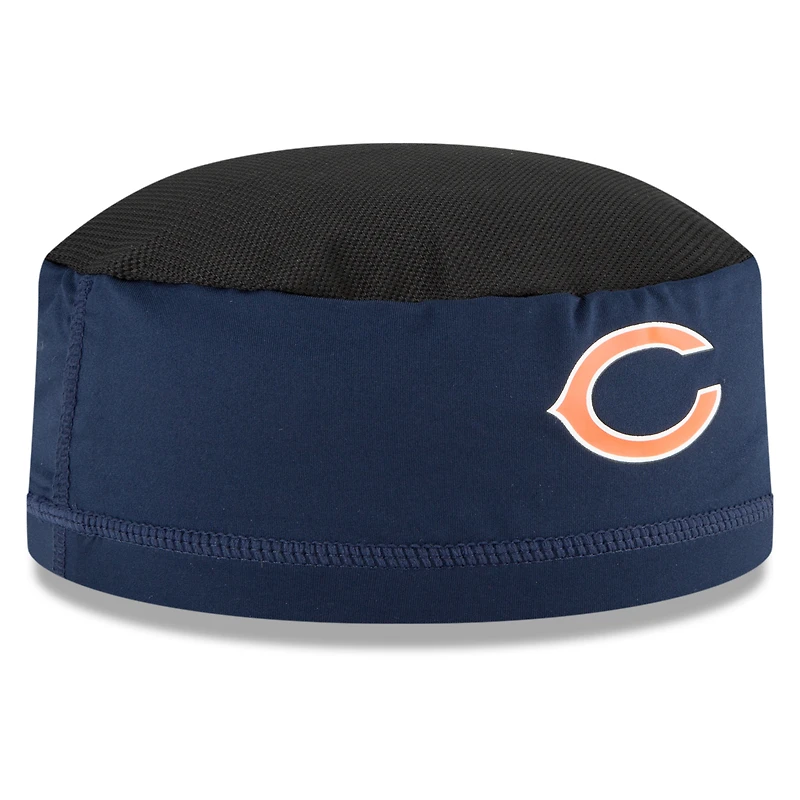 Casquette Skully d'entraînement Chicago Bears NFL New Era pour homme, bleu marine