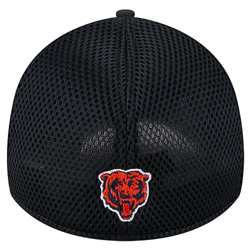 Casquette New Era 39THIRTY Flex bleu marine pour homme, Chicago Bears