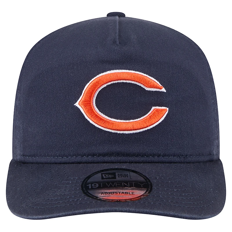 Casquette ajustable New Era bleu marine Chicago Bears Team 19TWENTY pour homme