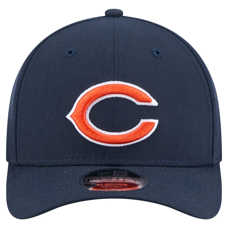 Men's New Era Navy Chicago Bears Team Collection 9FORTY M-Crown Adjustable Hat