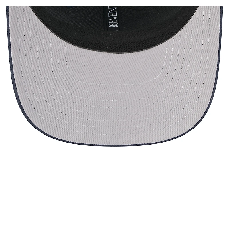 Casquette ajustable extensible à boutons-pression New Era bleu marine Chicago Bears Team Collection 9SEVENTY pour homme