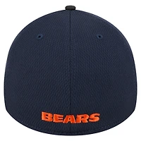 Casquette New Era bleu marine Chicago Bears Visor Hit 39THIRTY Flex pour homme